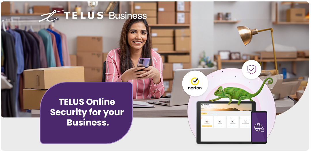 TELUS Online Security for Business: Protecting Logins, Devices, and Staff